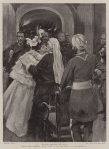 The Arrival of the Czar and Czaritsa at Balmoral by English School